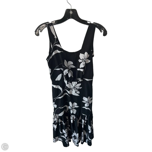 Dress Casual Midi By Clothes Mentor In Black & Cream, Size: Xs