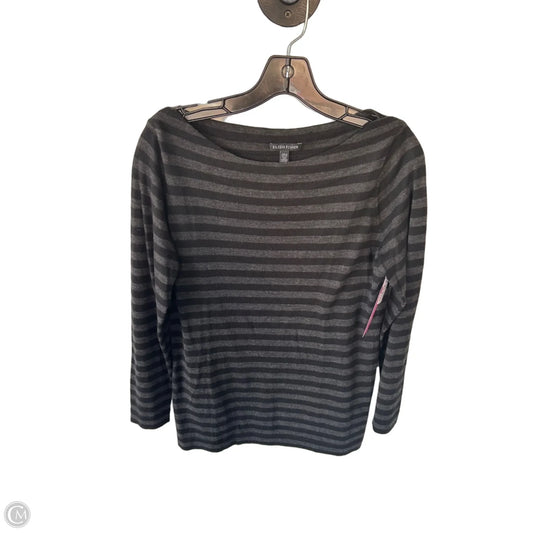 Sweater By Eileen Fisher In Black & Grey, Size: S