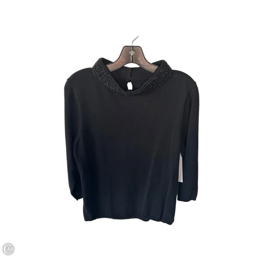 Sweater By Talbots In Black, Size: L