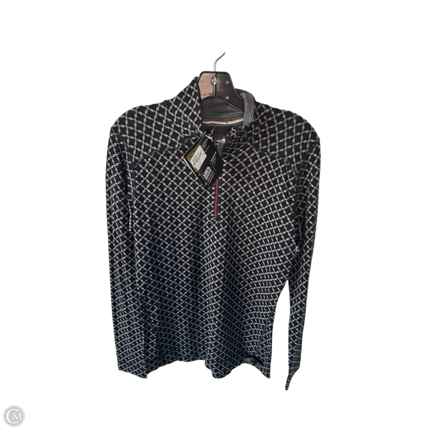 Sweater By Smartwool In Black & Grey, Size: Xl