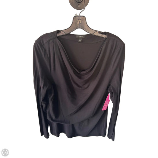 Top Long Sleeve By Talbots In Black, Size: M