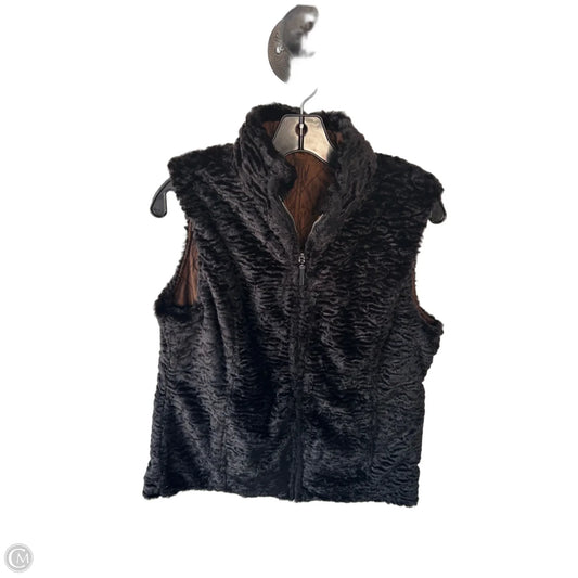Vest Fleece By Clothes Mentor In Black, Size: M