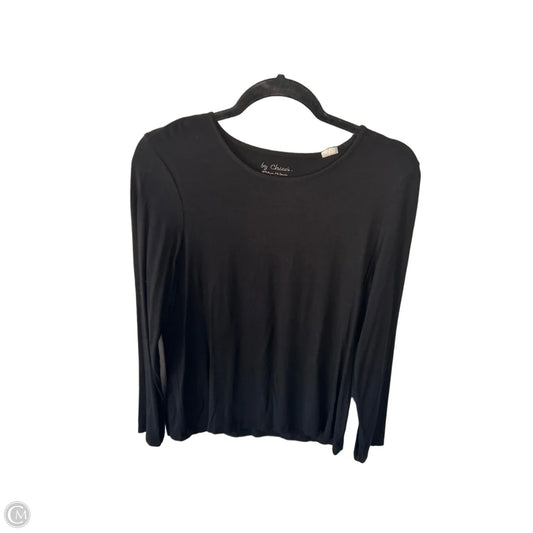 Top Long Sleeve Basic By Chicos In Black, Size: M