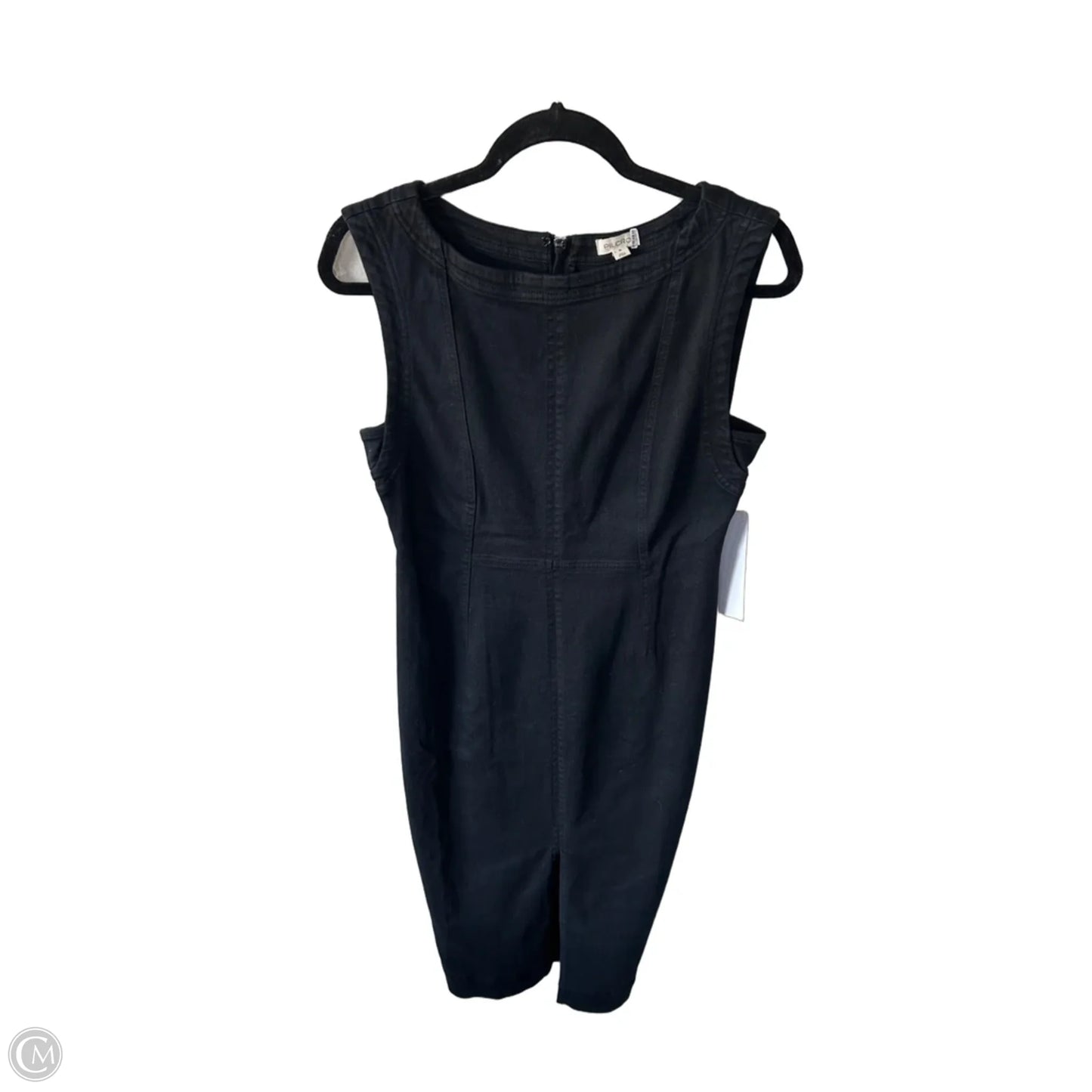 Dress Casual Midi By Pilcro In Black Denim, Size: M