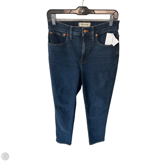 Jeans Straight By Madewell In Blue Denim, Size: 4