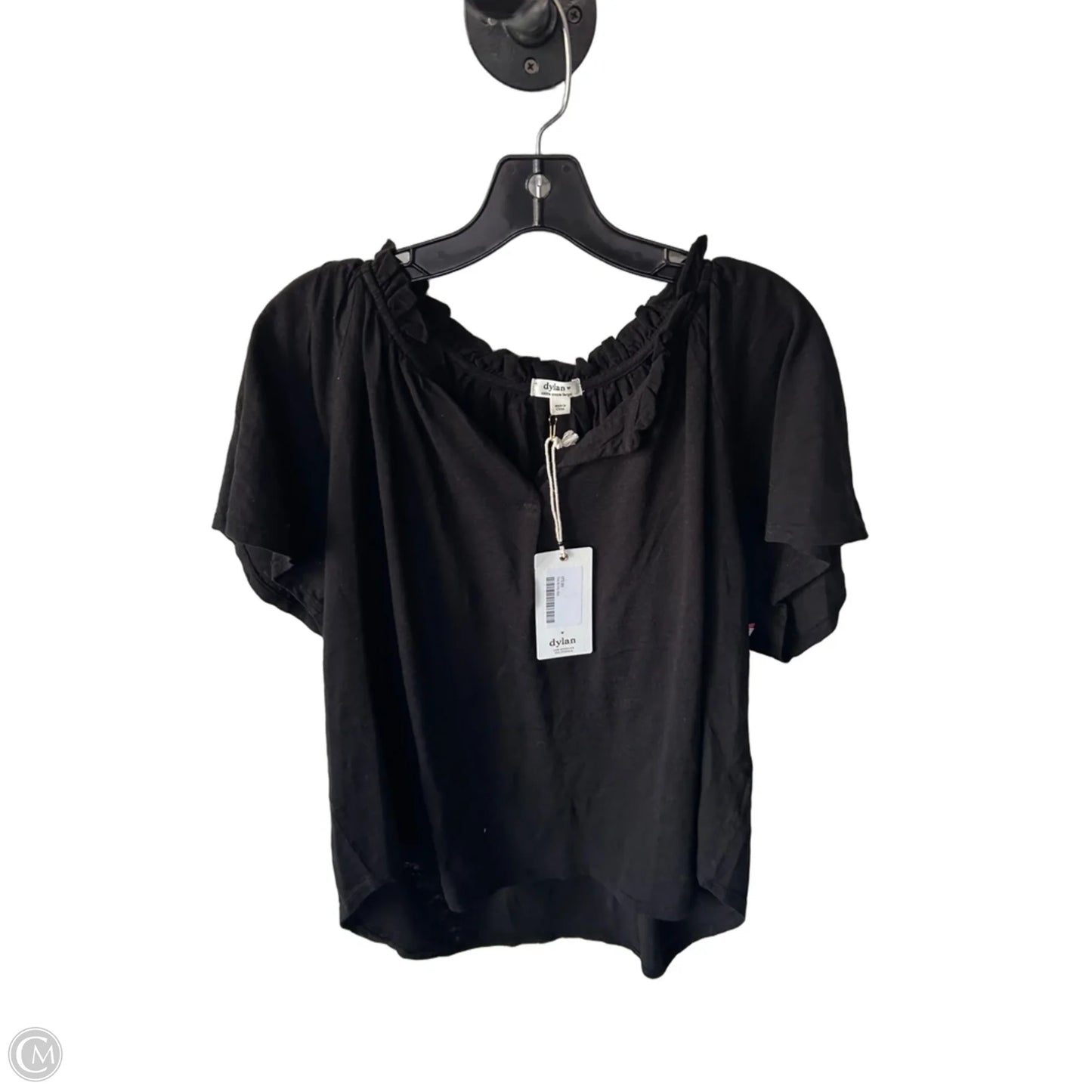 Top Short Sleeve By Dylan In Black, Size: Xxl