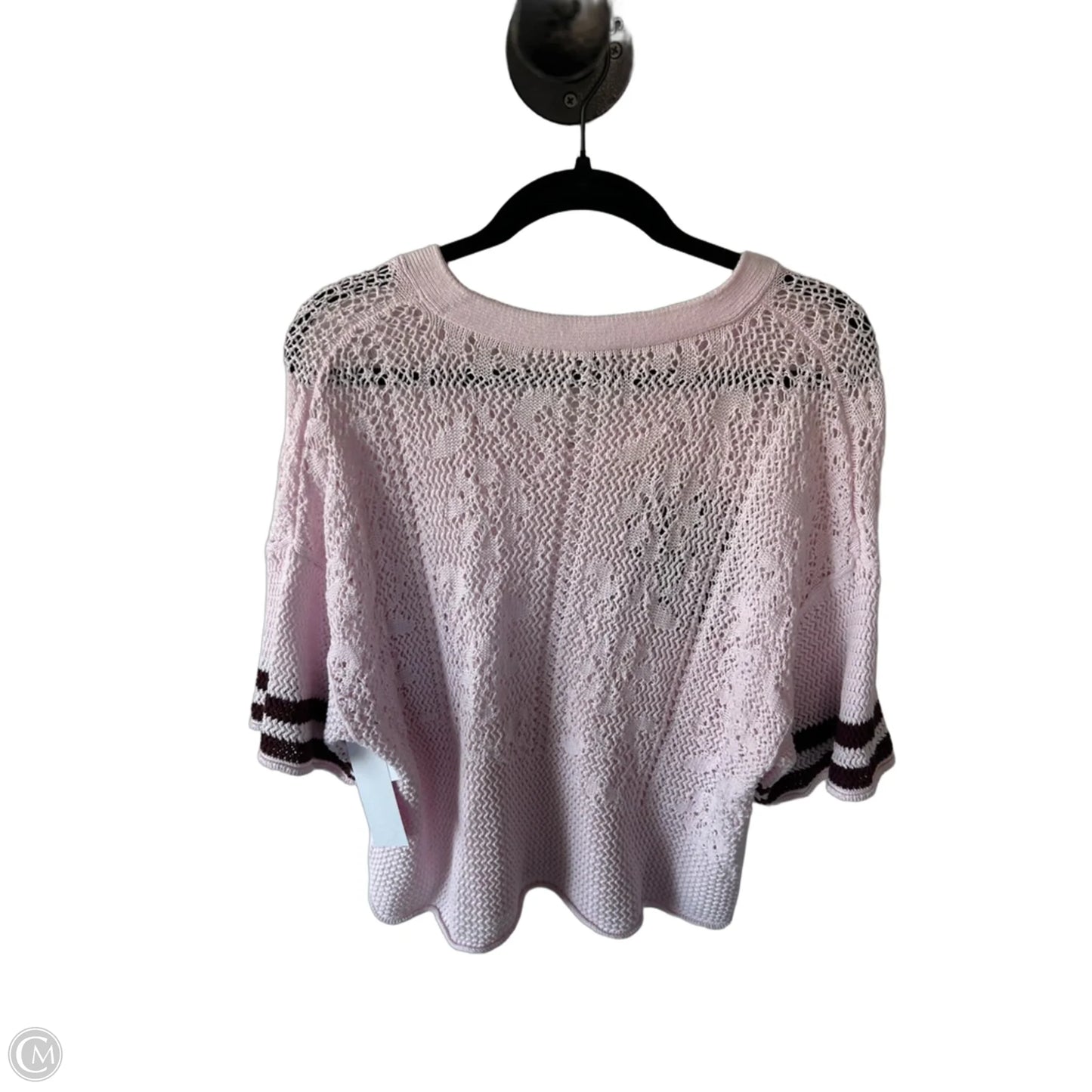 Sweater Short Sleeve By Wild Fable In Pink, Size: Xl