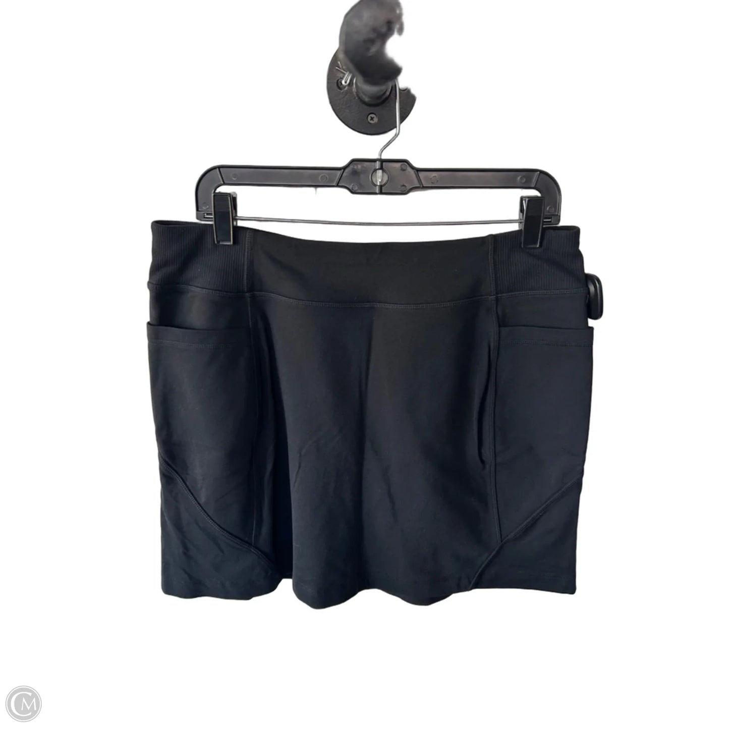 Athletic Skort By Athleta In Black, Size: 12