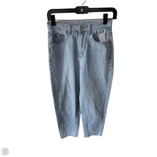 Jeans Straight By Shein In Blue Denim, Size: 4