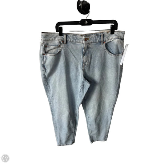 Jeans Straight By Talbots In Blue Denim, Size: 18
