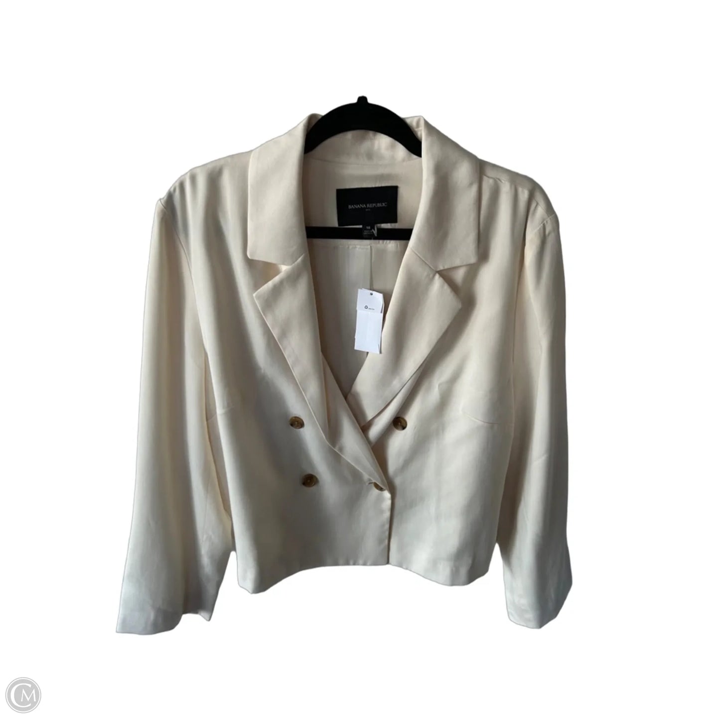 Blazer By Banana Republic In Cream, Size: 1x