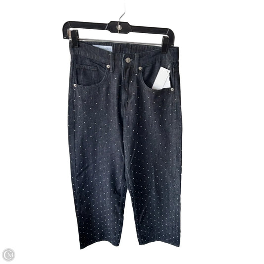 Jeans Straight By Zara In Blue Denim, Size: 0