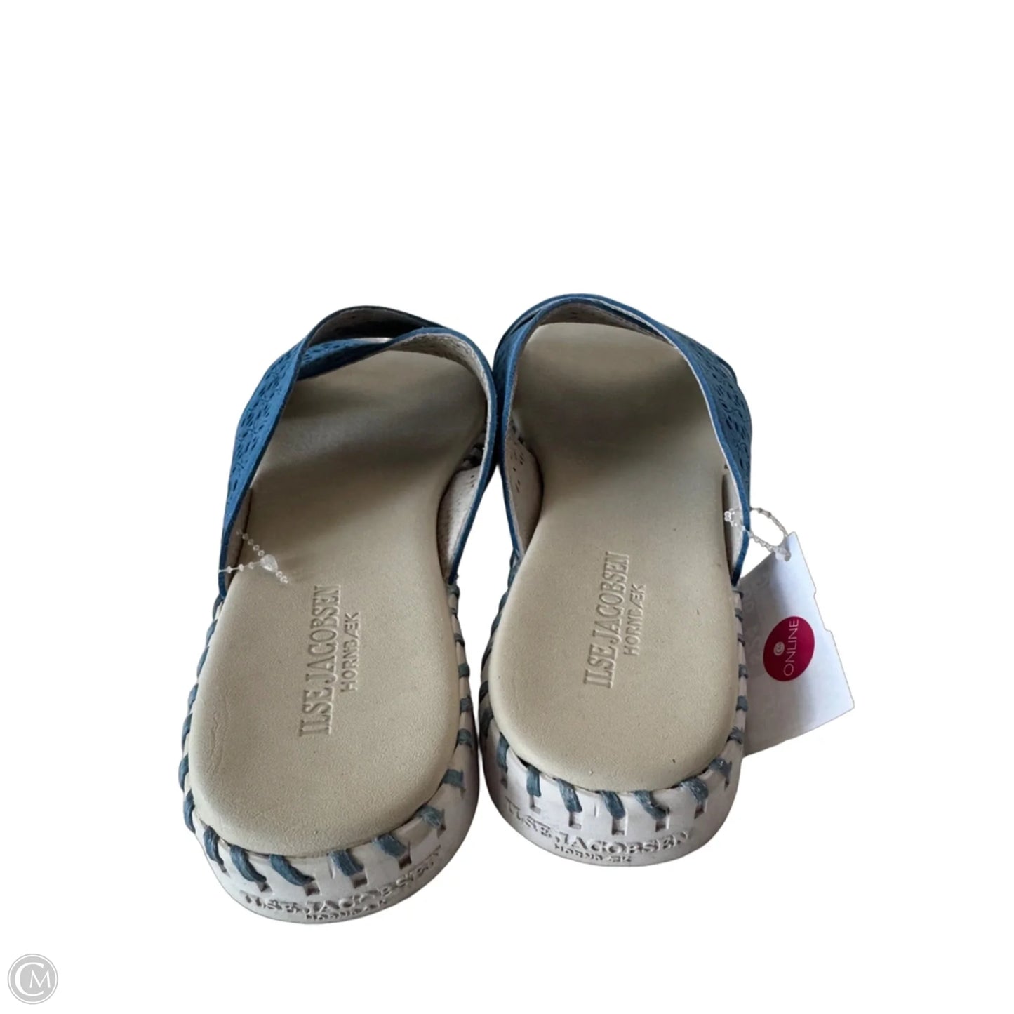 Sandals Flats By Cmb In Blue, Size: 9.5