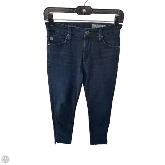 Jeans Skinny By Ag Jeans In Blue Denim, Size: 2