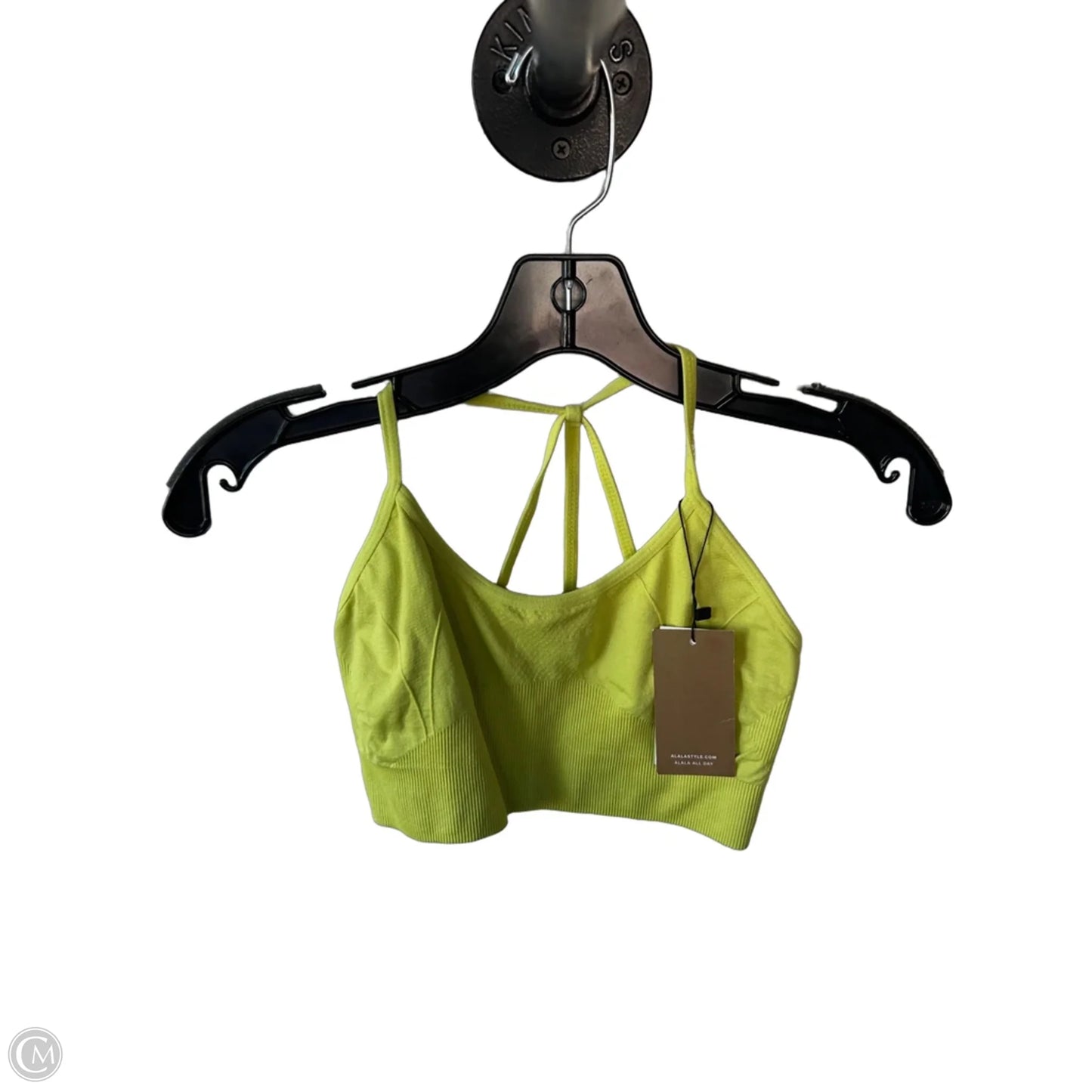 Athletic Bra By Cmc In Green, Size: L