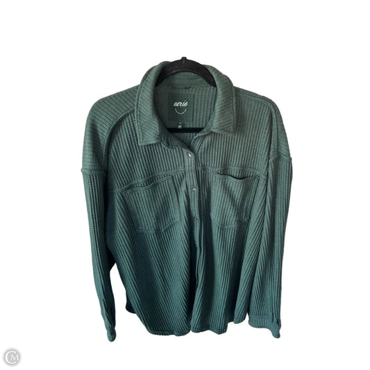 Top Long Sleeve By Aerie In Green, Size: L