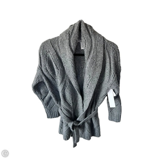 Sweater Cardigan By White House Black Market In Grey, Size: S