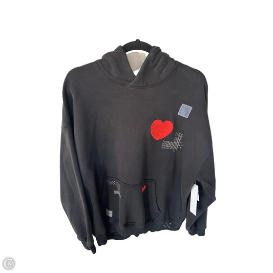 Sweatshirt Hoodie By Abercrombie And Fitch In Black, Size: L