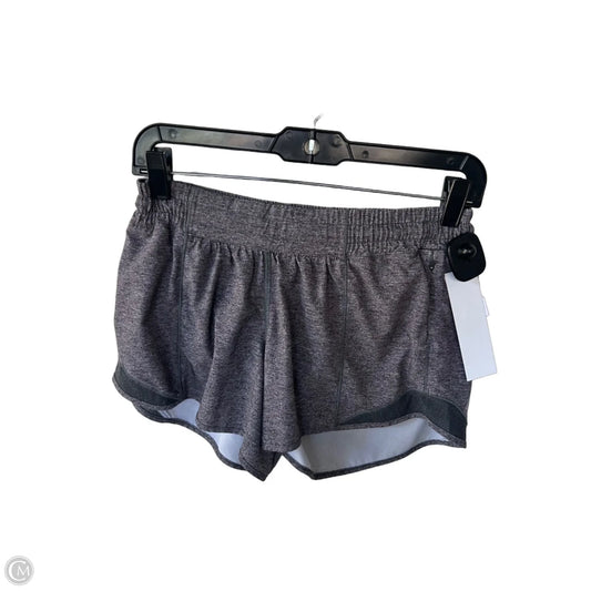 Athletic Shorts By Lululemon In Brown & Grey, Size: 4