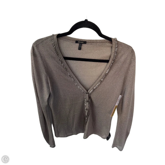 Cardigan Designer By Escada In Brown, Size: S