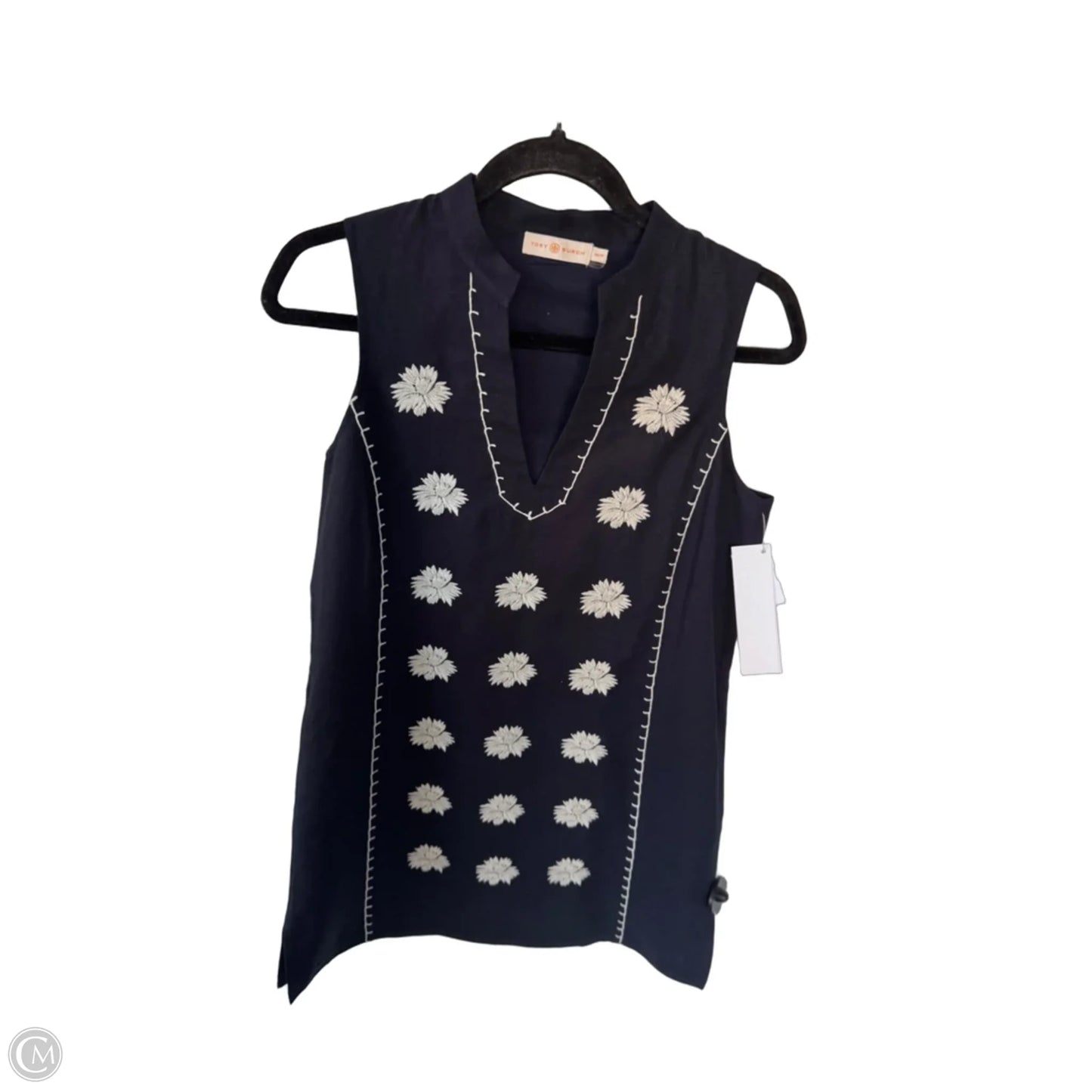 Dress Designer By Tory Burch In Blue & White, Size: Xs