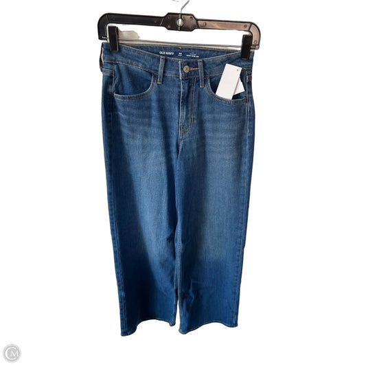 Jeans Wide Leg By Old Navy In Blue Denim, Size: 0