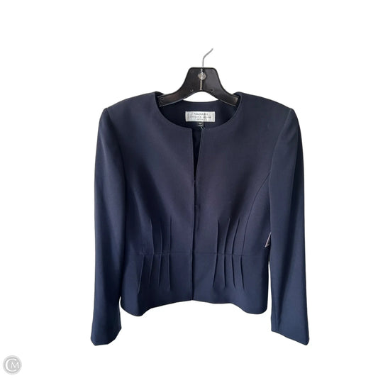 Blazer By Tahari By Arthur Levine In Navy, Size: 4p