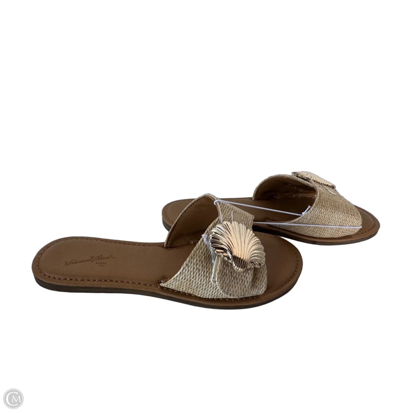 Sandals Flats By Universal Thread In Cream, Size: 6.5