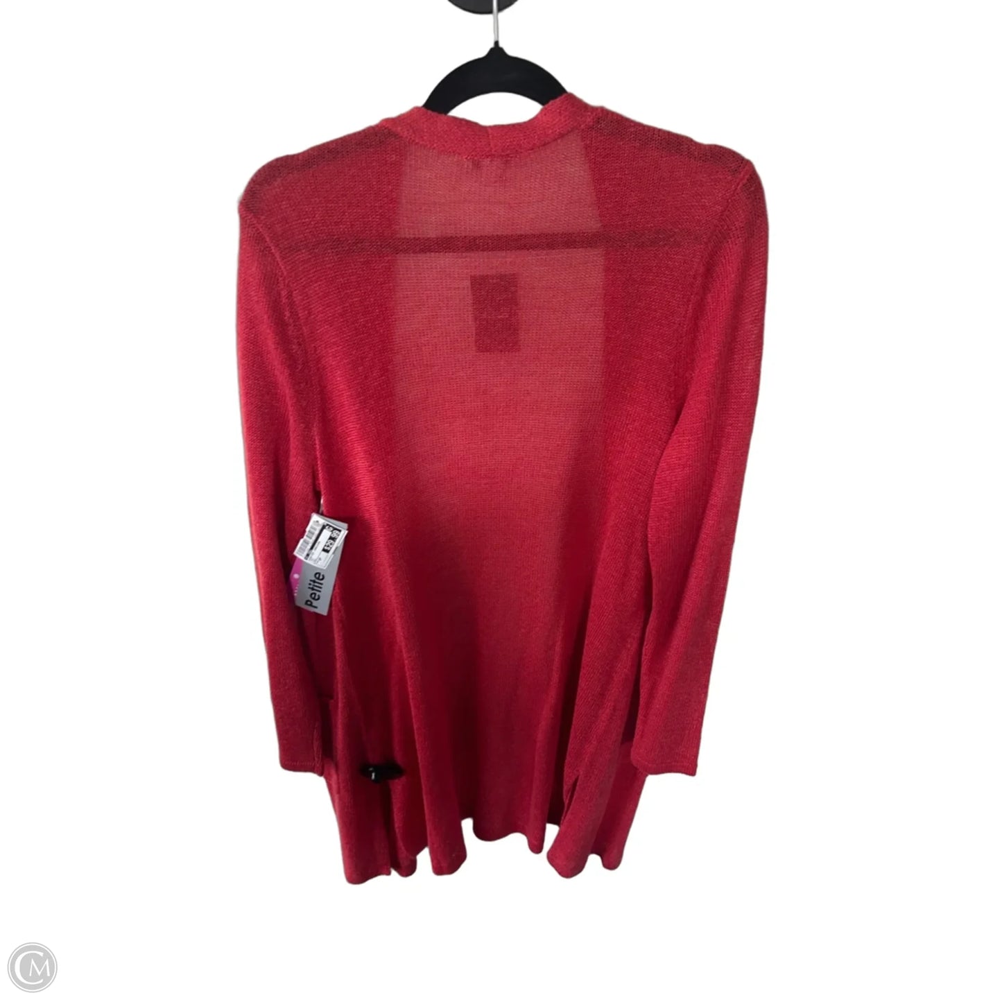 Sweater Cardigan By J. Jill In Red, Size: Sp