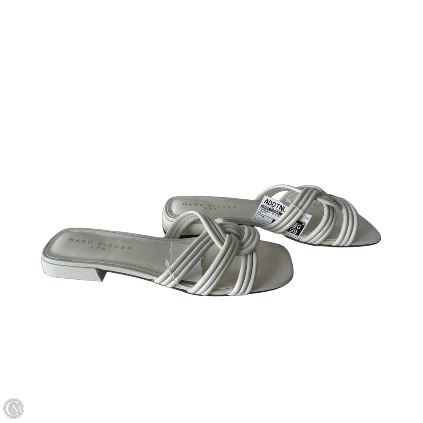 Sandals Flats By Marc Fisher In White, Size: 9