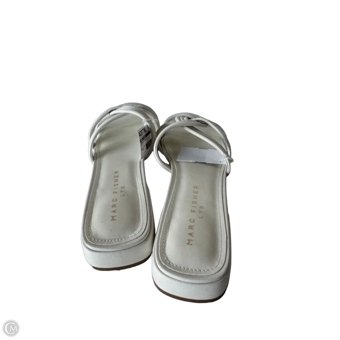 Sandals Flats By Marc Fisher In White, Size: 9