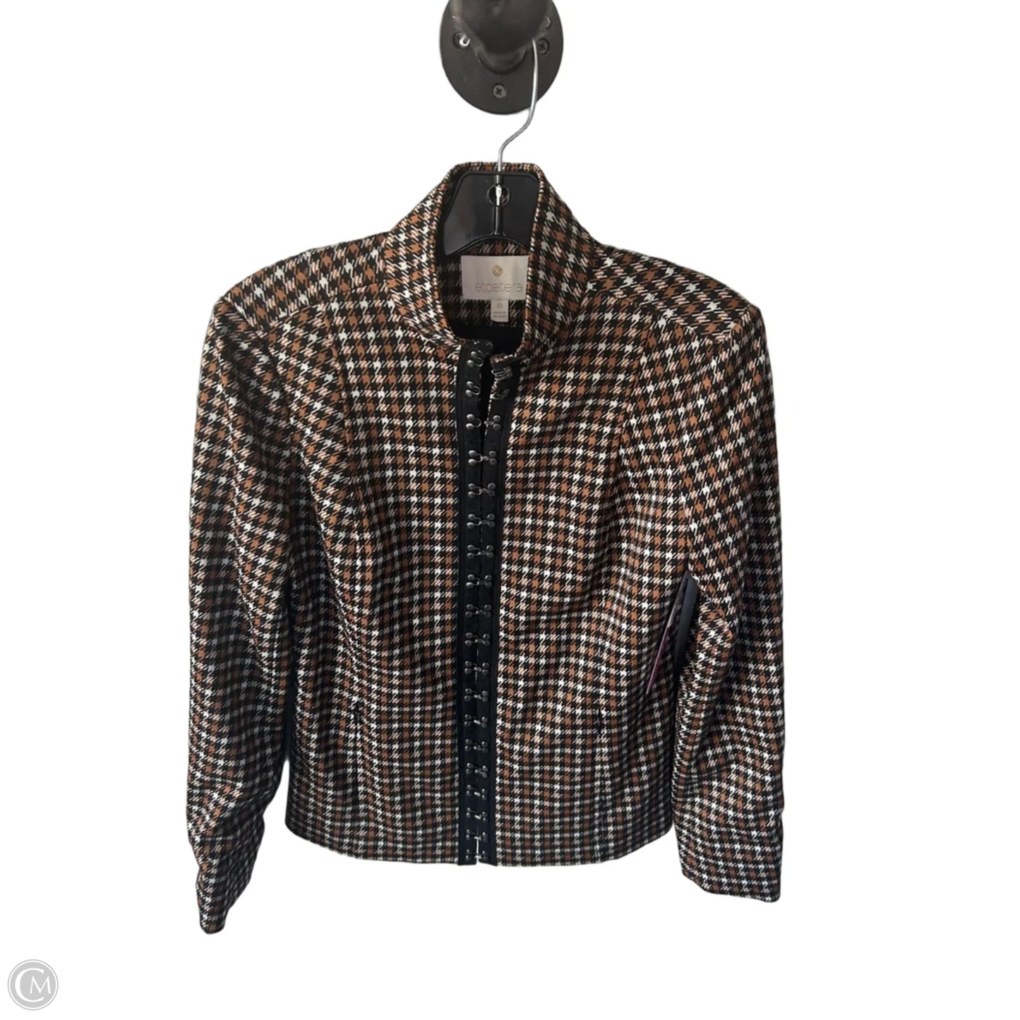 Blazer By Etcetra In Black & Brown, Size: Xs
