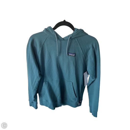 Sweatshirt Hoodie By Patagonia In Blue, Size: S