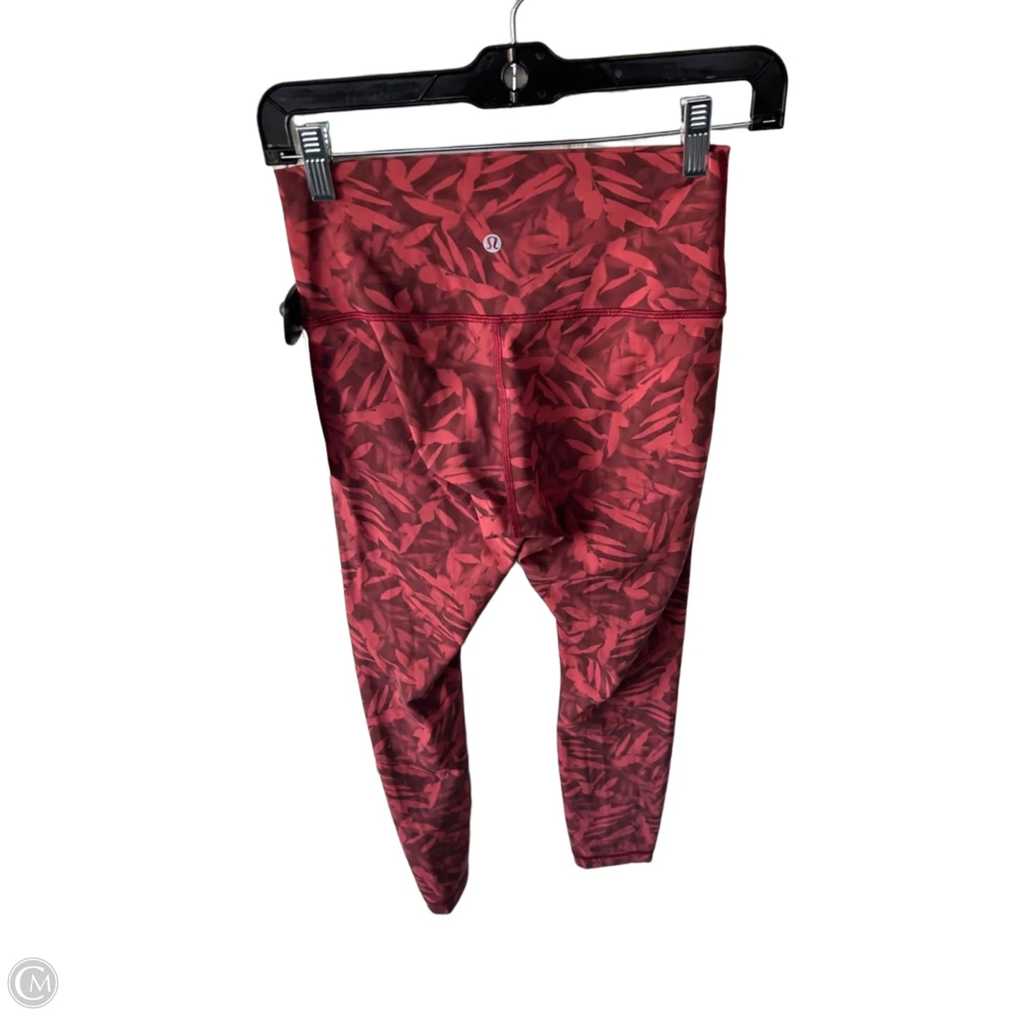 Athletic Leggings By Lululemon In Orange, Size: 6