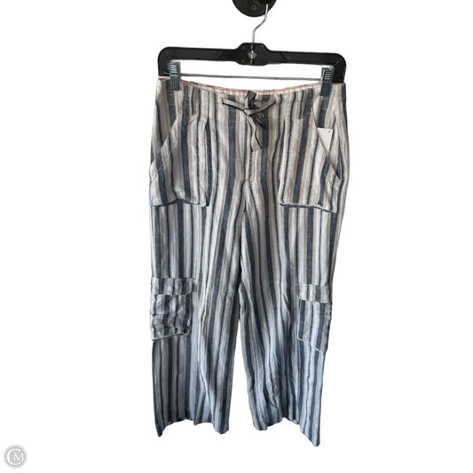 Pants Wide Leg By Pilcro In Blue & White, Size: 4