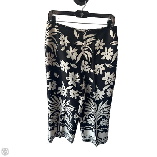 Pants Wide Leg By Industry In Black & Cream, Size: 10