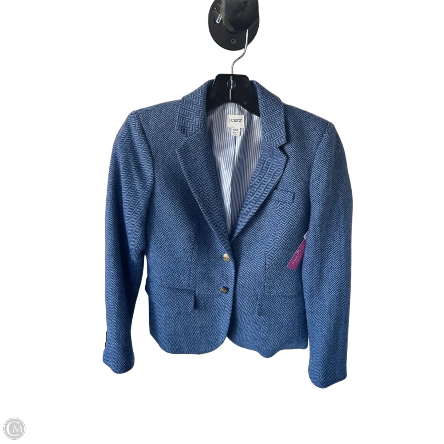 Blazer By J. Crew In Blue, Size: Xxs
