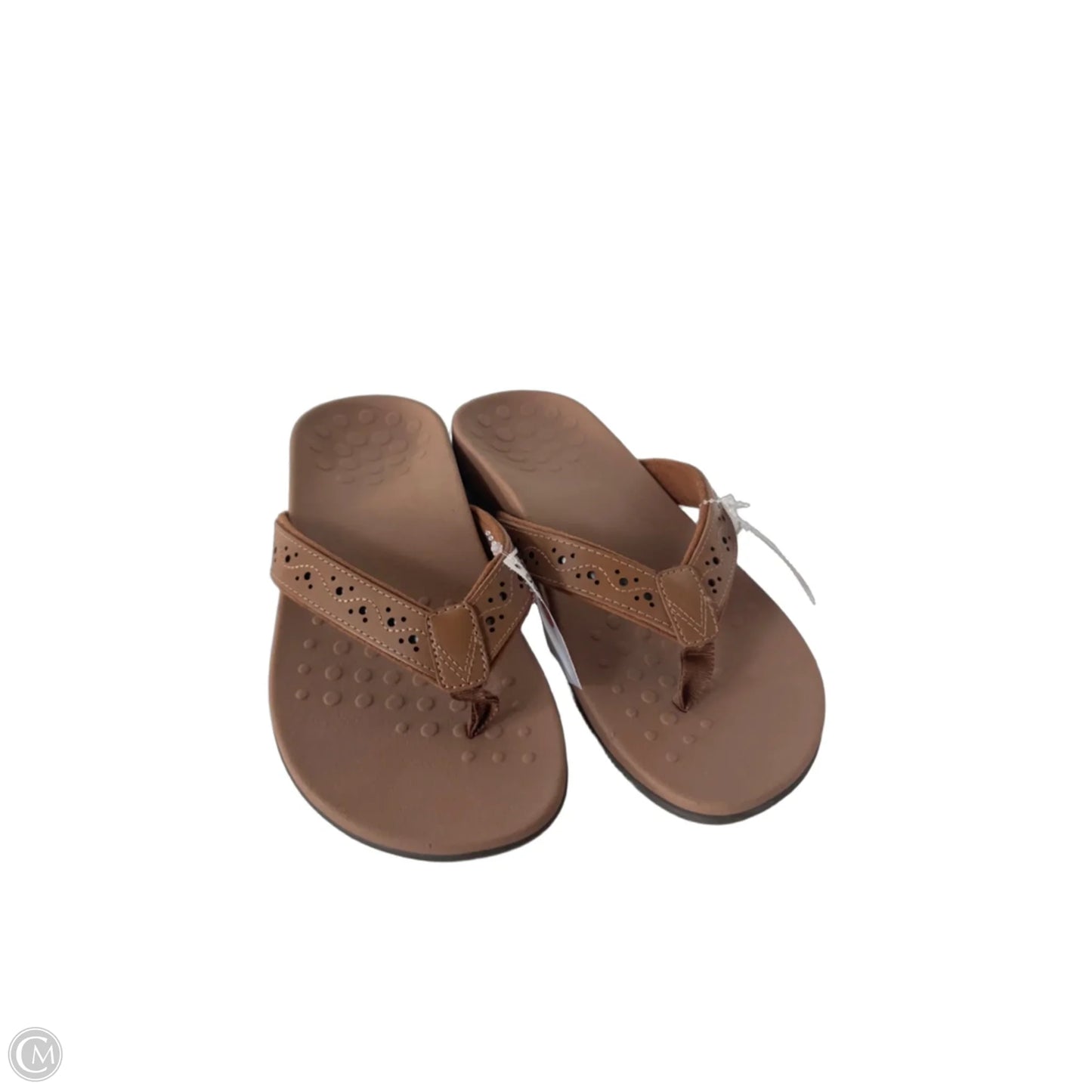 Sandals Flip Flops By Vionic In Tan, Size: 7