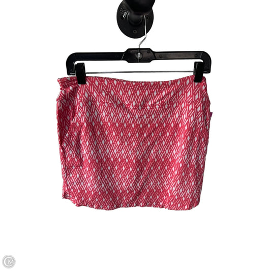 Athletic Skort By Clothes Mentor In Orange & White, Size: 0
