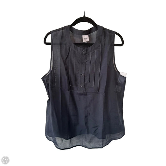 Top Sleeveless By Cabi In Navy, Size: Xl