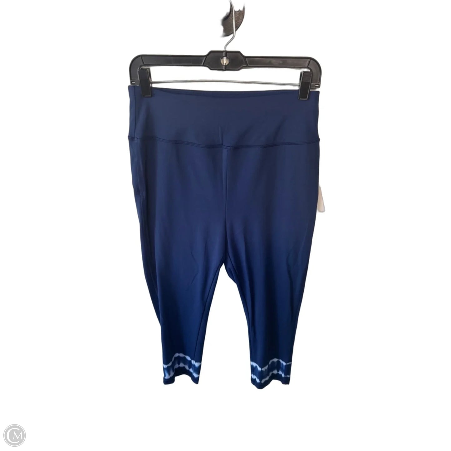Athletic Capris By Talbots In Blue & White, Size: 8