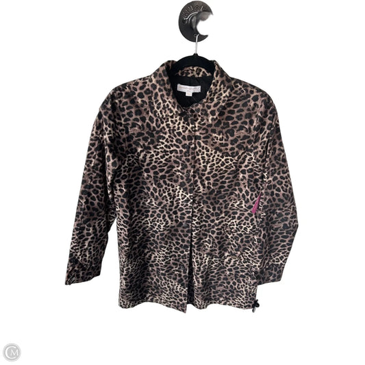 Jacket Other By Spiritual Gangster In Black & Brown, Size: S