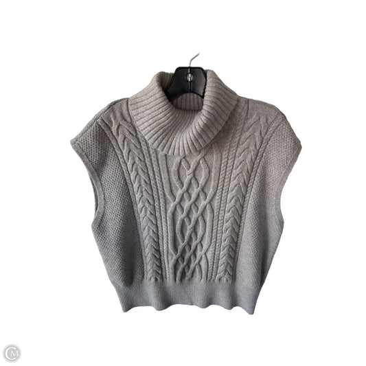 Vest Sweater By Express In Tan, Size: L