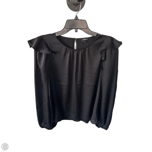 Top Long Sleeve By Express In Black, Size: M