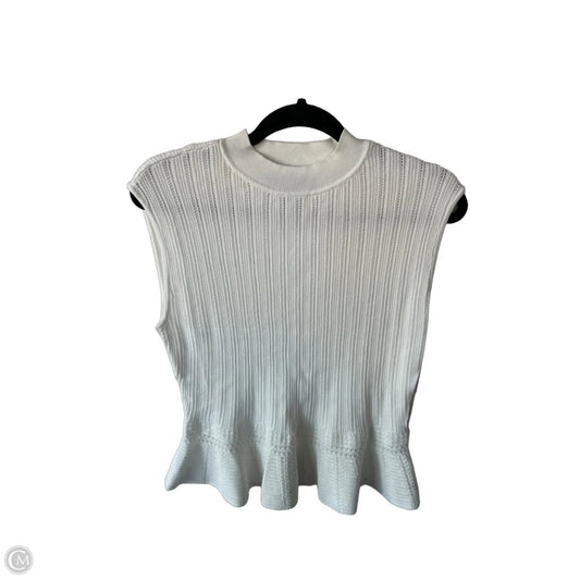 Sweater Short Sleeve By White House Black Market In White, Size: M