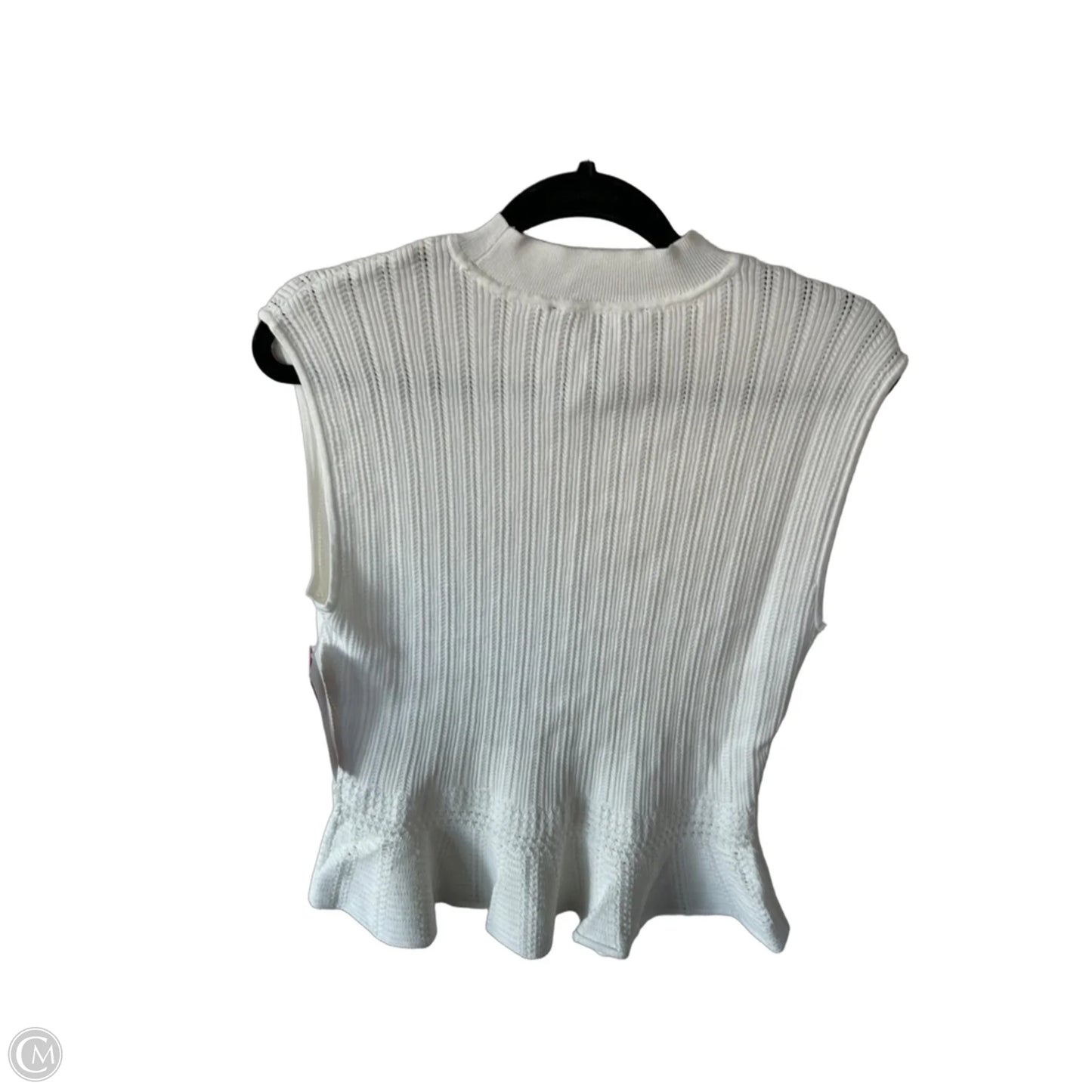 Sweater Short Sleeve By White House Black Market In White, Size: M