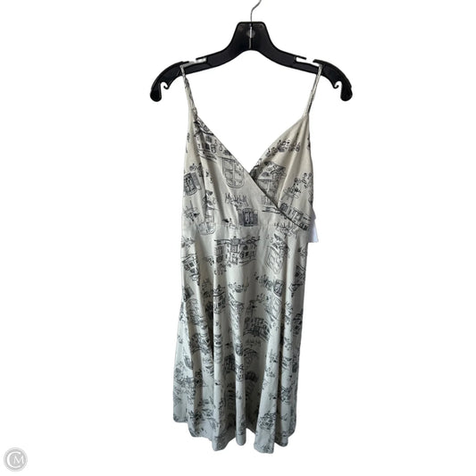 Dress Casual Midi By By The River In Black & Cream, Size: L
