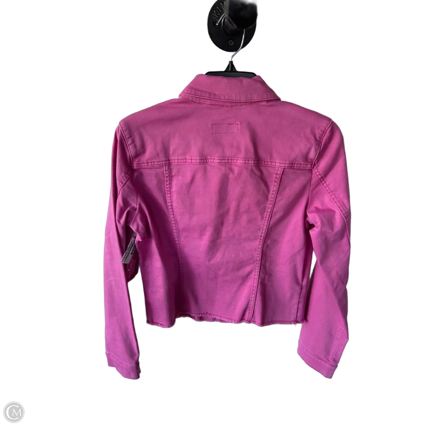 Jacket Denim By Kut In Pink Denim, Size: M