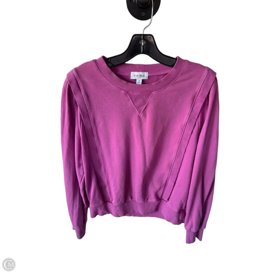 Sweatshirt Crewneck By Evereve In Pink, Size: M