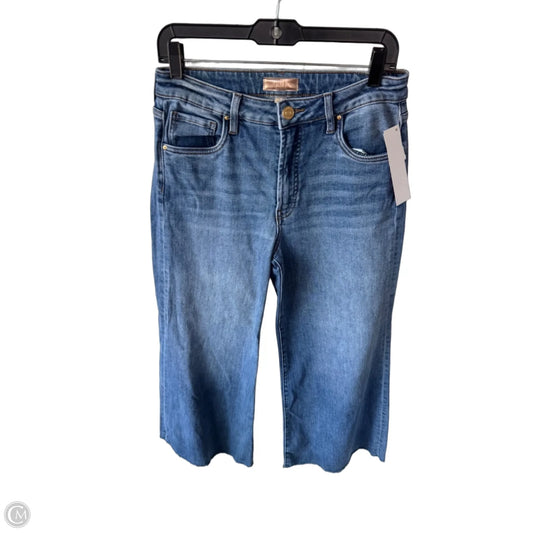 Jeans Wide Leg By Kut In Blue Denim, Size: 4